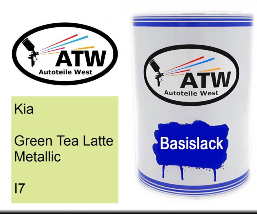 Kia, Green Tea Latte Metallic, I7: 500ml Lackdose, von ATW Autoteile West.